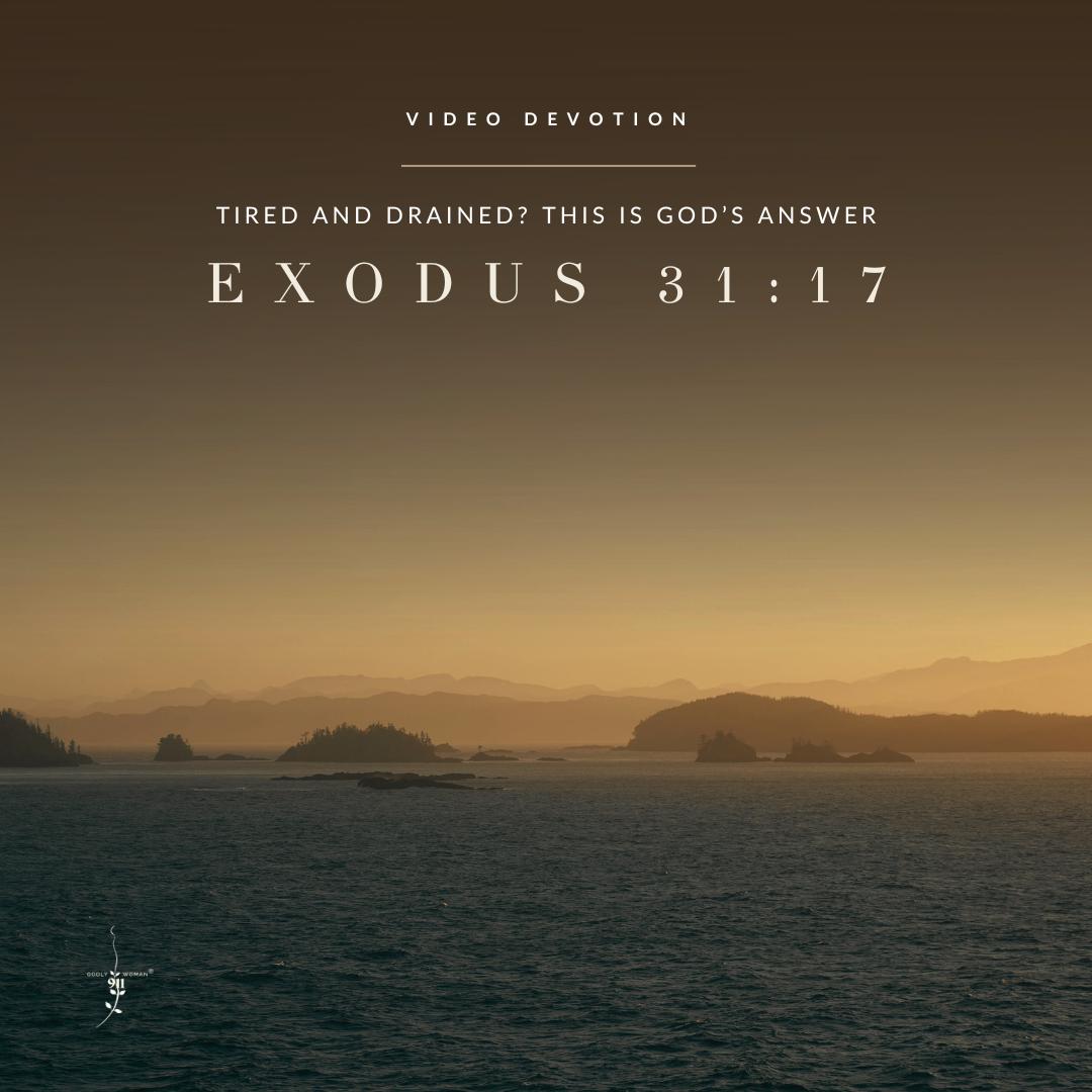 Tired and Drained? This Is God’s Answer